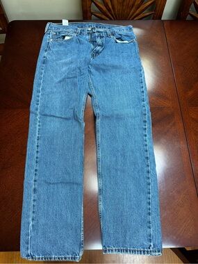 Levi's Men's 505 Jeans in Classic Blue Denim W36 L34